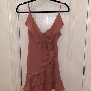Pink essue dress